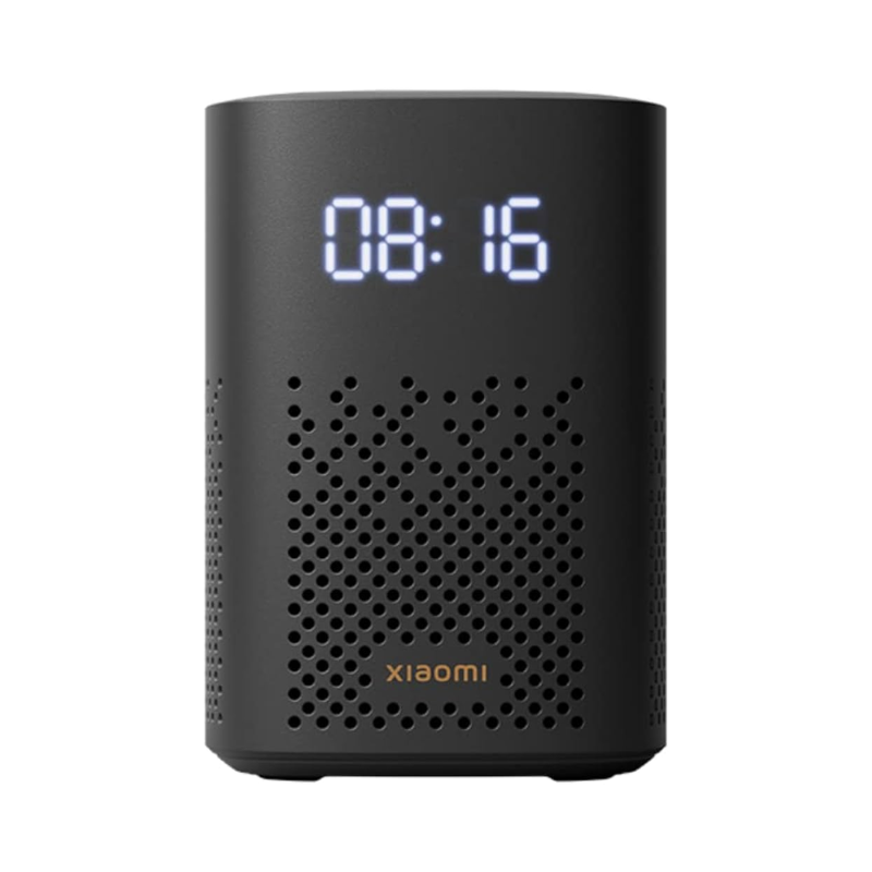 Xiaomi Smart Speaker IR Control, LED Clock Display, Google Assistant, Black, Global Version