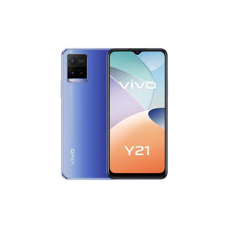 Vivo Y21, 4GB RAM, 64GB Storage, 4G Dual Sim Smartphone, 5000 Mah Battery