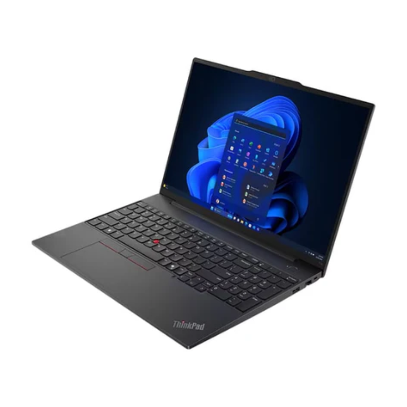 Lenovo ThinkPad E16 Gen 2, 16" WUXGA Display, Intel Core Ultra 7 155H, 16GB RAM, 512GB SSD, Intel Graphics, English-Arabic Keyboard, Window 11 Pro, 21MA001SGR